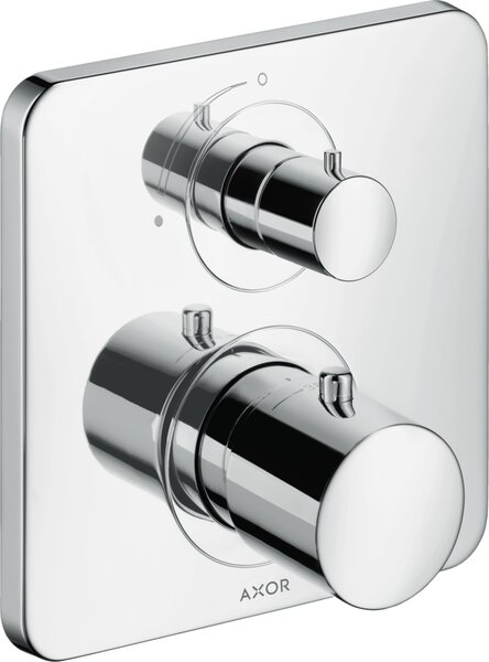 AXOR Citterio M Termostat s podomítkovou instalací a s uzavíracím ventilem, chrom 34705000