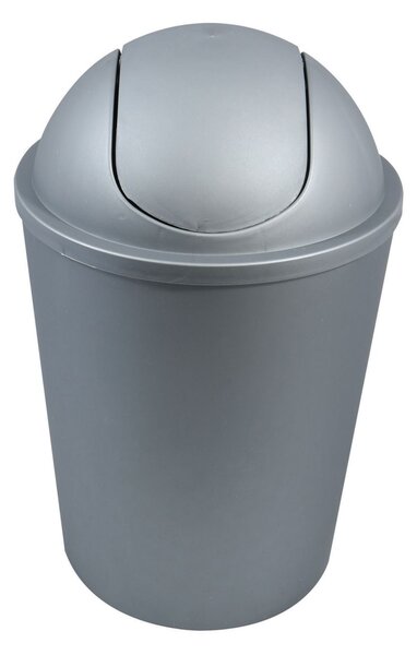 MSV výklopný koš AKO, stříbrný, plast, 5,5 L
