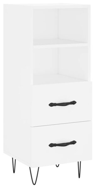 Skříň highboard bílá 34,5 x 34 x 180 cm kompozitní dřevo 3198945