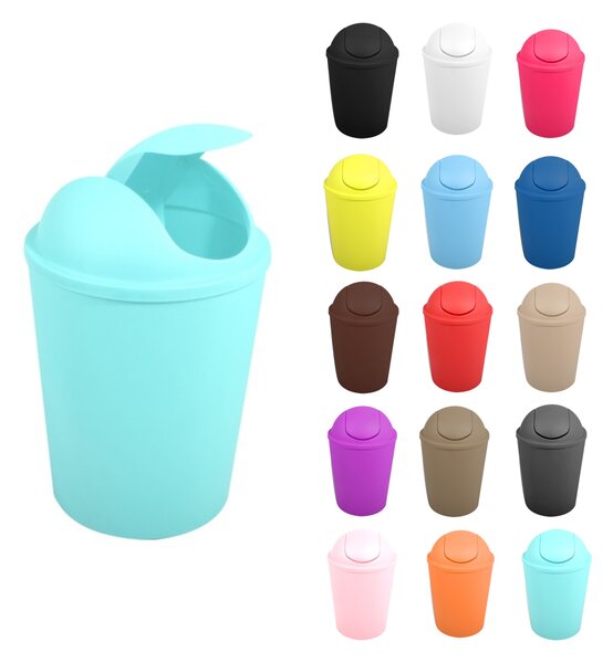 MSV výklopný koš AKO, pastelově zelený, plast, 5,5 L