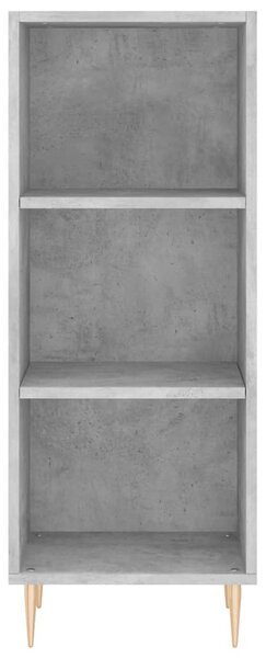 Skříň highboard betonově šedá 34,5x34x180 cm kompozitní dřevo 3198973