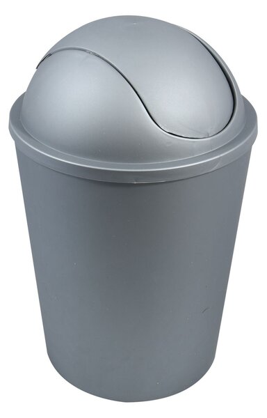 MSV výklopný koš AKO, stříbrný, plast, 5,5 L