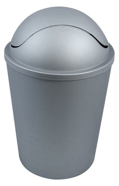 MSV výklopný koš AKO, stříbrný, plast, 5,5 L