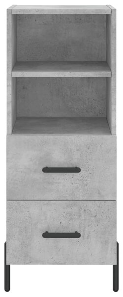 Skříň highboard betonově šedá 34,5x34x180 cm kompozitní dřevo 3198925