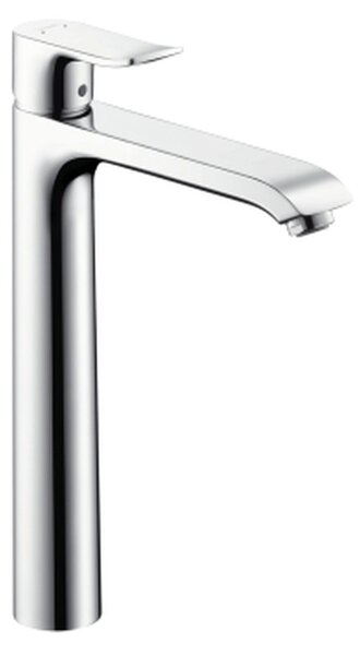 Hansgrohe Metris Páková umyvadlová baterie 260 pro umyvadlové mísy, s odtokovou soupravou s táhlem, chrom 31082000