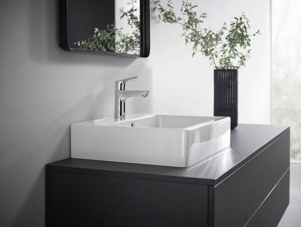 Hansgrohe Focus Páková umyvadlová baterie 100 s odtokovou soupravou s táhlem, chrom 31607000