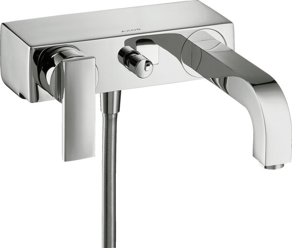 AXOR Citterio Páková vanová baterie s instalací na stěnu, s páčkovou rukojetí, chrom 39400000
