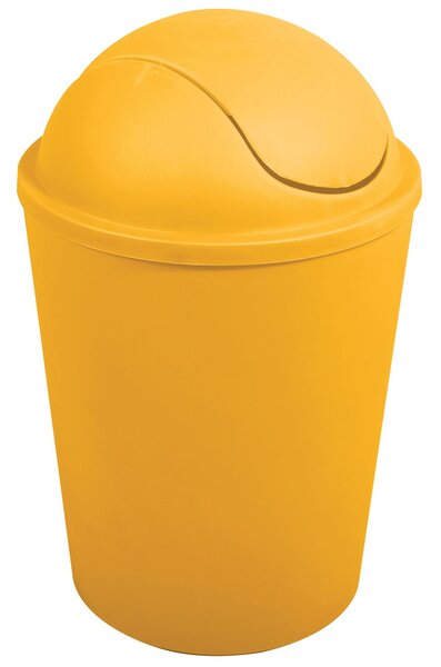MSV výklopný koš AKO, šafránově žlutý, plast, 5,5 L