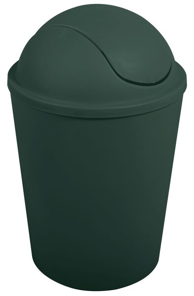 MSV výklopný koš AKO, tmavě zelený, plast, 5,5 L
