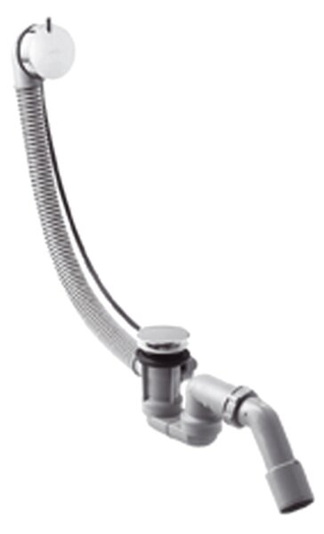 Hansgrohe Flexaplus S Úplná sada odtokové a přepadové soupravy pro normální vany, chrom 58150000