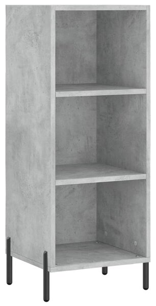 Skříň highboard betonově šedá 34,5x34x180 cm kompozitní dřevo 3198989