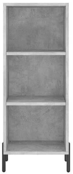 Skříň highboard betonově šedá 34,5x34x180 cm kompozitní dřevo 3198989