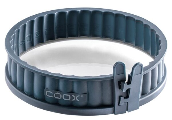 Coox Silikonová forma na koláč se skleněným dnem, Ø 18 cm (modrošedá) (100386553002)
