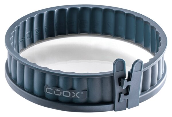 Coox Silikonová forma na koláč se skleněným dnem, Ø 18 cm (modrošedá) (100386553002)
