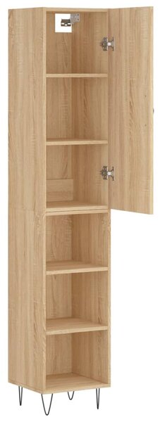 Skříň highboard dub sonoma 34,5 x 34 x 180 cm kompozitní dřevo 3199012