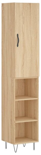Skříň highboard dub sonoma 34,5 x 34 x 180 cm kompozitní dřevo 3199012