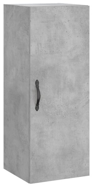 Skříň highboard betonově šedá 34,5x34x180 cm kompozitní dřevo 3199013
