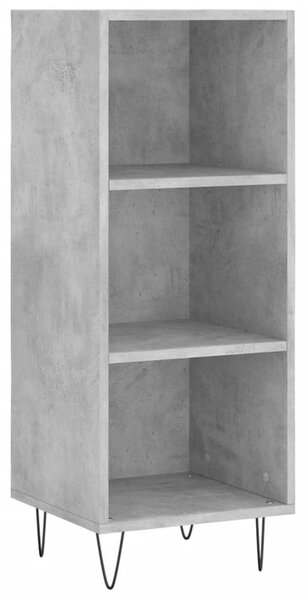 Skříň highboard betonově šedá 34,5x34x180 cm kompozitní dřevo 3199013