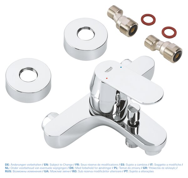 GROHE Eurosmart Cosmopolitan - Páková vanová baterie, DN 15, Chrom 32831000