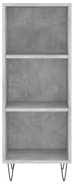 Skříň highboard betonově šedá 34,5x34x180 cm kompozitní dřevo 3199013