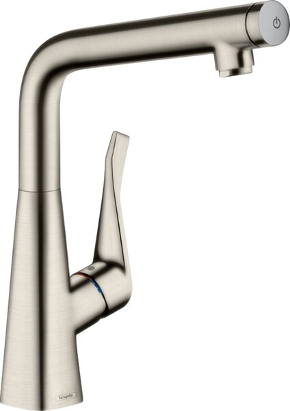 Hansgrohe Metris Select M71 kuchyňská páková baterie 320, 1jet, vzhled nerezu 14883800
