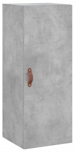 Skříň highboard betonově šedá 34,5x34x180 cm kompozitní dřevo 3199021