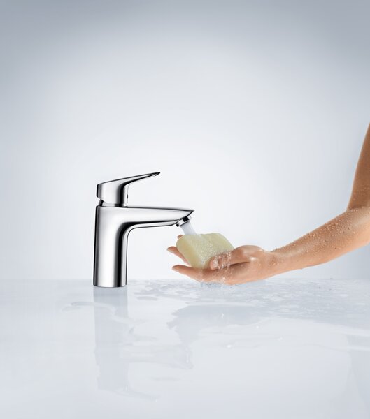 Hansgrohe Logis páková umyvadlová baterie 70 s odtokovou soupravou s táhlem, chrom 71070000