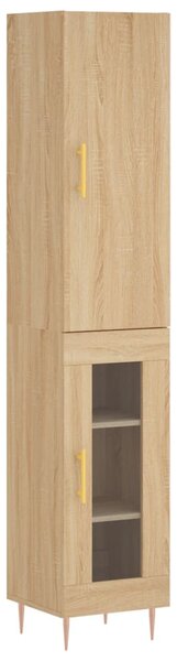 Skříň highboard dub sonoma 34,5 x 34 x 180 cm kompozitní dřevo 3199036