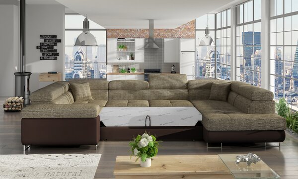 Eltap Sedací souprava Letto Materiál a barva potahu: Sawana 21 - šedá, Orientace: pravá