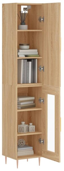 Skříň highboard dub sonoma 34,5 x 34 x 180 cm kompozitní dřevo 3199036