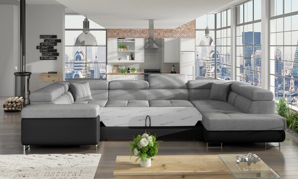 Eltap Sedací souprava Letto Materiál a barva potahu: Sawana 21 - šedá, Orientace: pravá