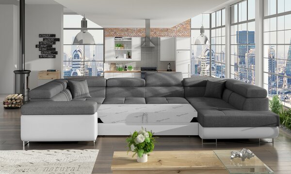 Eltap Sedací souprava Letto Materiál a barva potahu: Sawana 21 - šedá, Orientace: pravá