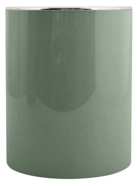 MSV výklopný odpadkový koš KAMAKA, světle zelený plast, 6 L