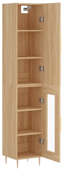 Skříň highboard dub sonoma 34,5 x 34 x 180 cm kompozitní dřevo 3199036