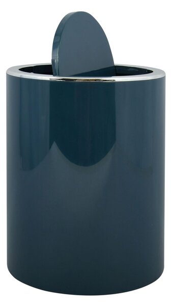MSV výklopný odpadkový koš KAMAKA, petrolejový, plast, 6 L