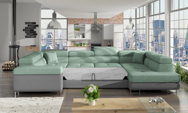 Eltap Sedací souprava Letto Materiál a barva potahu: Soro 34, Soft 17 - zelená, Orientace: pravá