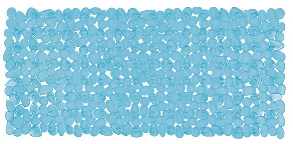 Spirella protiskluzová podložka do vany RIVERSTONE, modrá, PVC, 75 x 36 cm