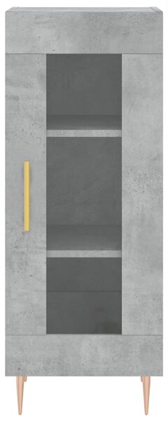 Skříň highboard betonově šedá 34,5x34x180 cm kompozitní dřevo 3199037