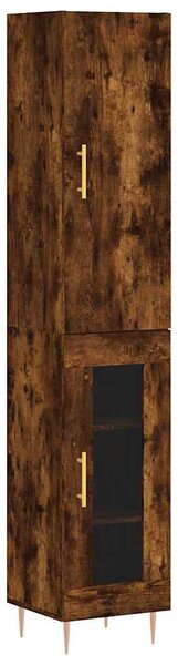 Skříň highboard kouřový dub 34,5 x 34 x 180 cm kompozitní dřevo 3199038
