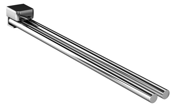 Emco Trend - Držák na ručník 2-ramenný 450 mm, otočný, chrom 025000145