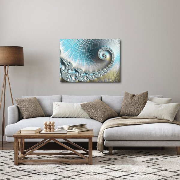 Obraz texturované spirály (70x50 cm)