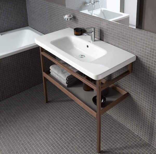 Duravit DuraStyle - Umyvadlo do nábytku 800x480 mm, 1 otvor pro baterii propíchnutý, bílá 2320800000