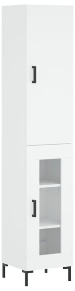 Skříň highboard bílá 34,5 x 34 x 180 cm kompozitní dřevo 3199041