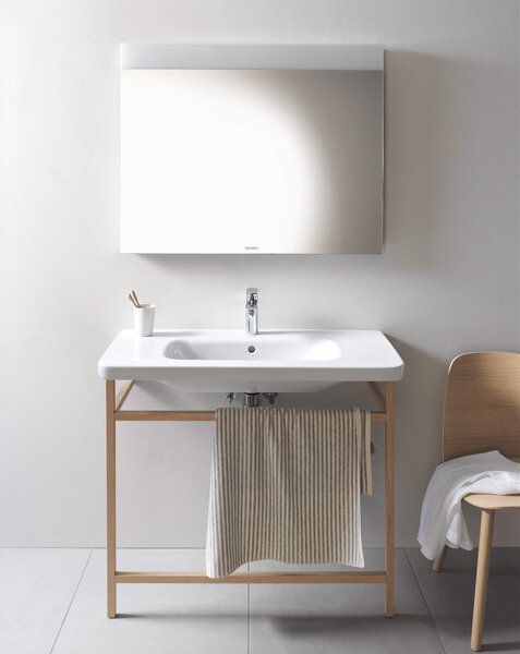 Duravit DuraStyle - Umyvadlo do nábytku 800x480 mm, 1 otvor pro baterii propíchnutý, bílá 2320800000