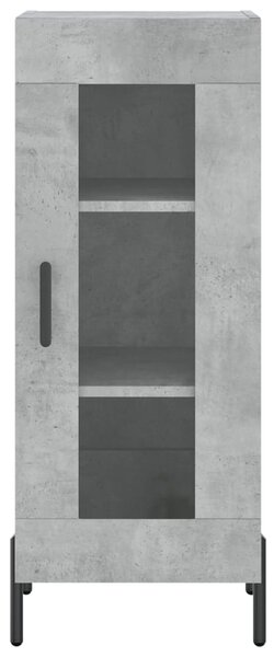 Skříň highboard betonově šedá 34,5x34x180 cm kompozitní dřevo 3200397