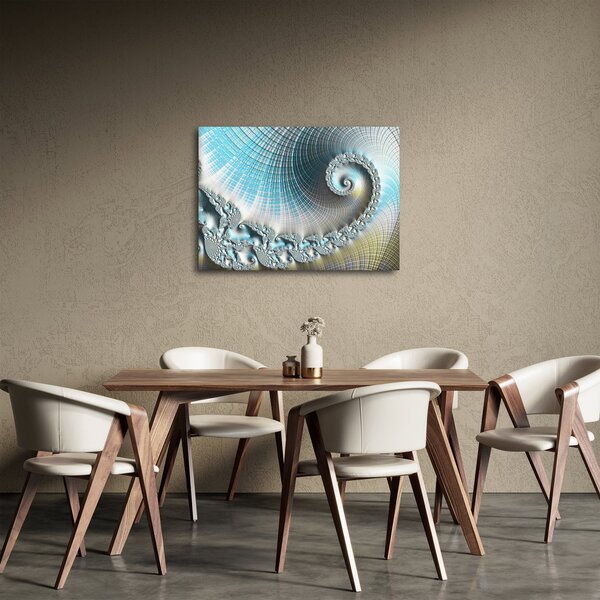 Obraz texturované spirály (70x50 cm)