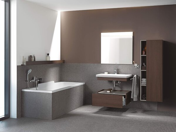 Duravit DuraStyle - Umyvadlo do nábytku 800x480 mm, 1 otvor pro baterii propíchnutý, bílá 2320800000