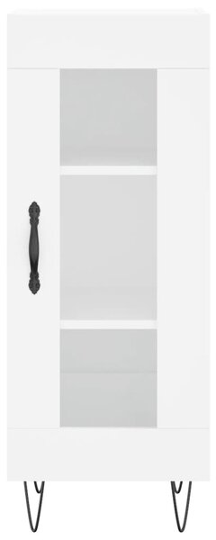 Skříň highboard bílá 34,5 x 34 x 180 cm kompozitní dřevo 3199073