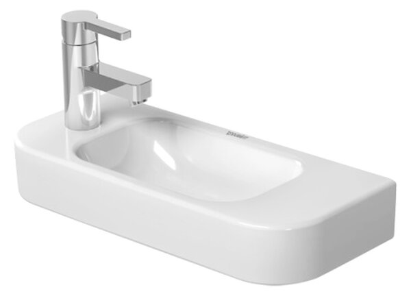 Duravit Happy D.2 - Umyvátko 500x220 mm, otvor na baterii vlevo, bílá 0711500009
