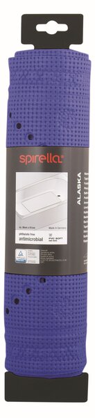 Spirella protiskluzová podložka do vany ALASKA, modrá, PVC, 71 x 36 cm